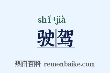 驶驾是什么意思的图片